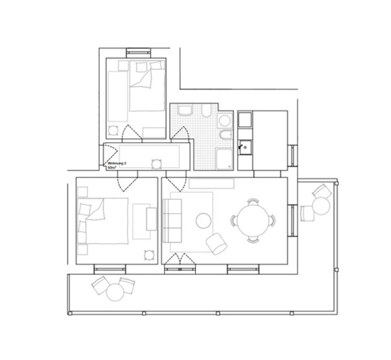Miraodle Apartments Фунес Екстер'єр фото